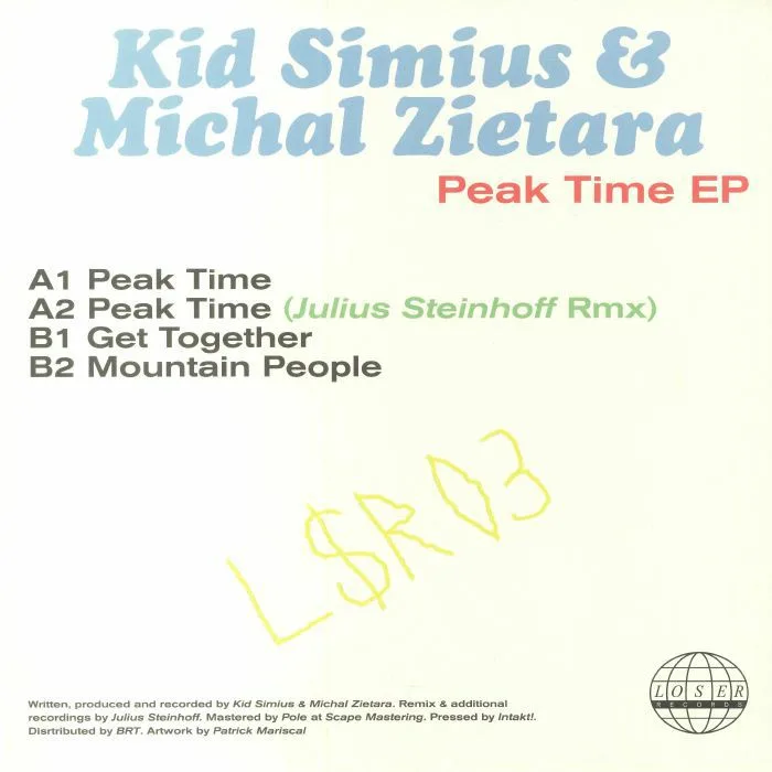 Back cover — KID SIMIUS / MICHAL ZIETARA — Peak Time EP (B-STOCK)