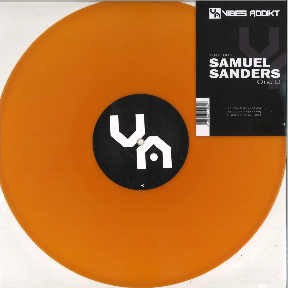 Front cover — Samuel Sanders — ONE D