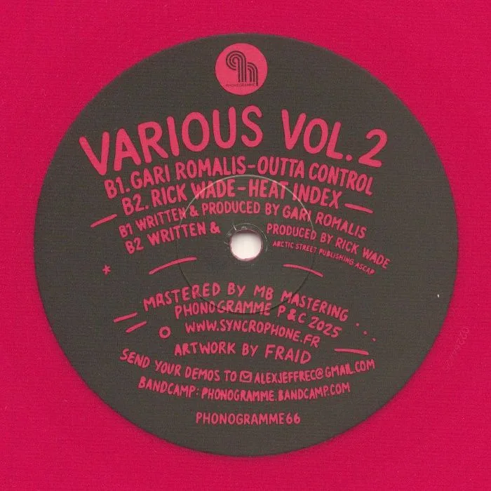 Back cover — JACKSONVILLE / VAKULA / GARI ROMALIS / RICK WADE — Various Vol 2