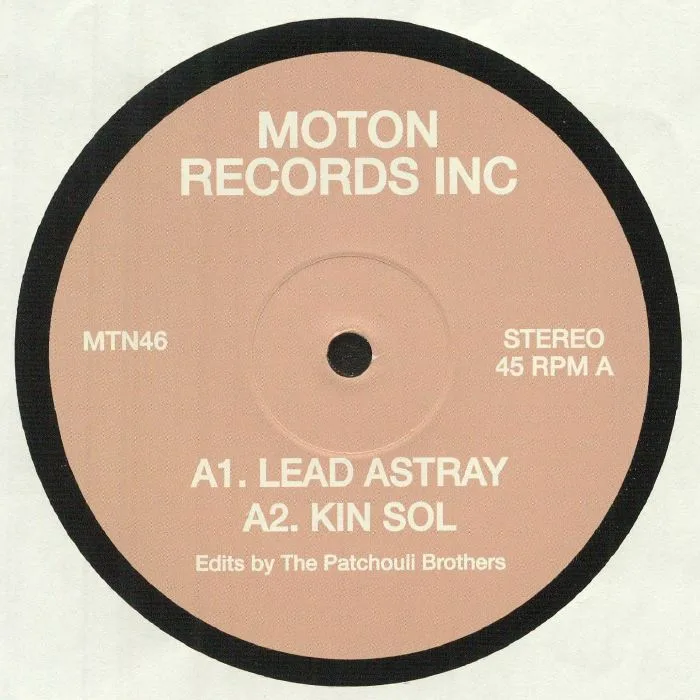 Front cover — MOTON RECORDS INC — The Patchouli Brothers Edits