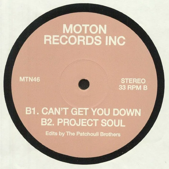 Back cover — MOTON RECORDS INC — The Patchouli Brothers Edits