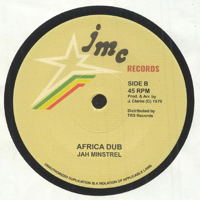 Обратная сторона обложки — JAH MINSTREL — Africa Roots