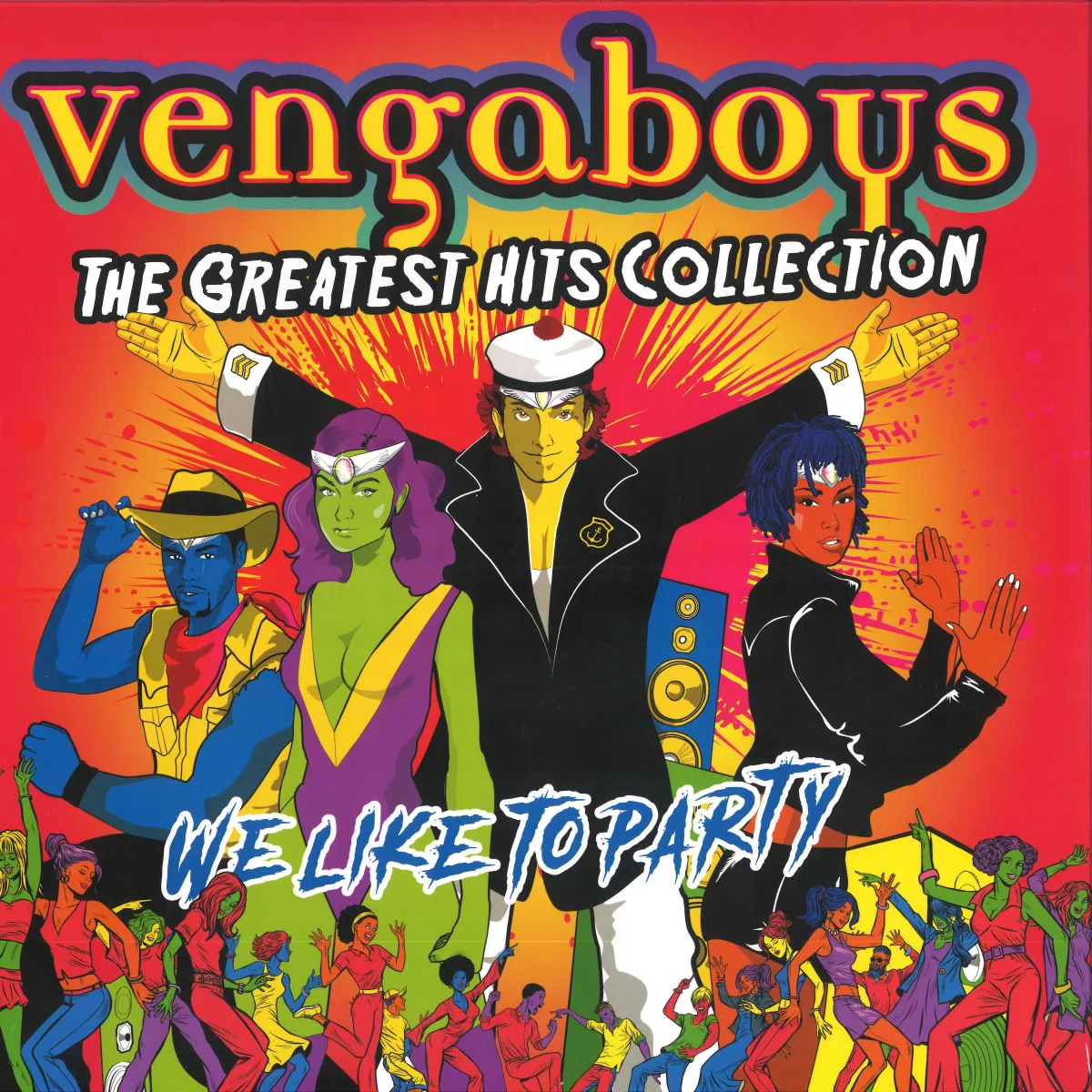 Front cover — The Vengaboys — The Greatest Hits Collection LP