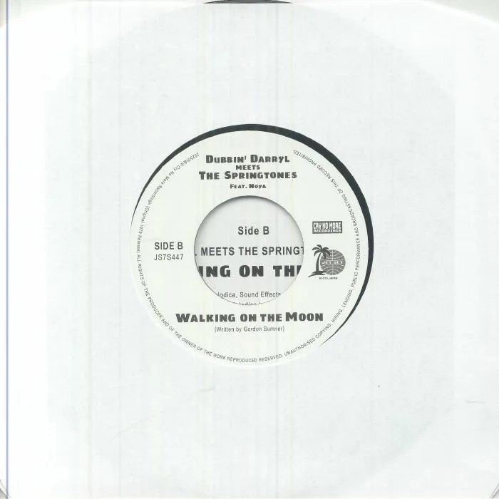 Обратная сторона обложки — The SPRINGTONES / DUBBIN' DARRYL — I Heard It Through The Grapevine