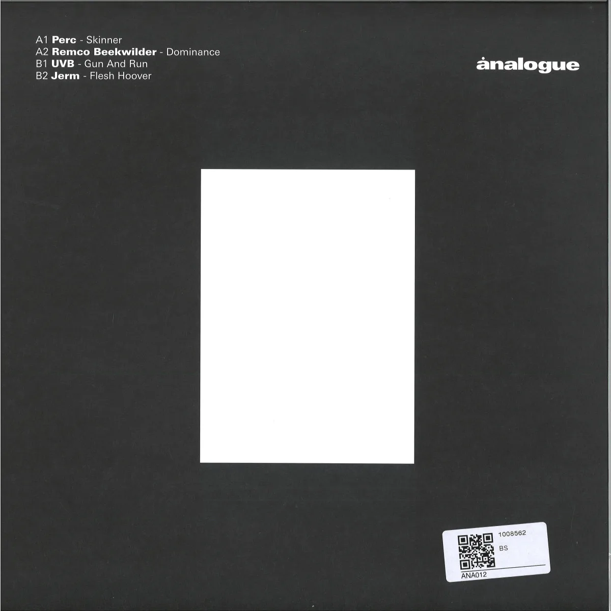 Back cover — Various — V/A