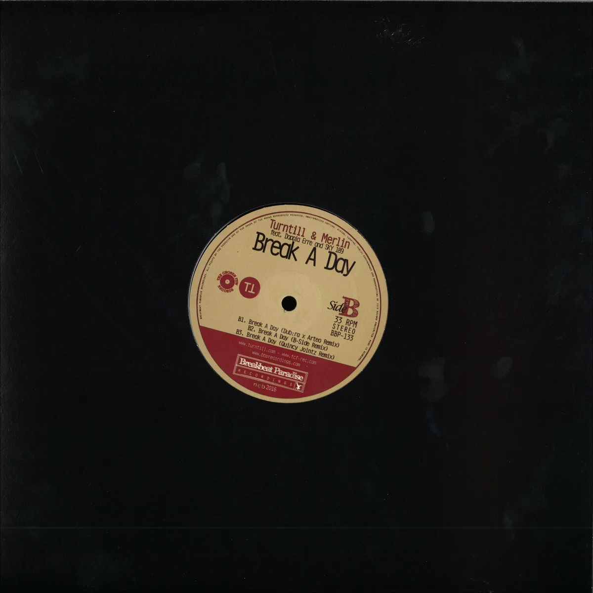 Back cover — Turntill&Merlinfeat.Doppia Erre&Sky 189 — Break A Day