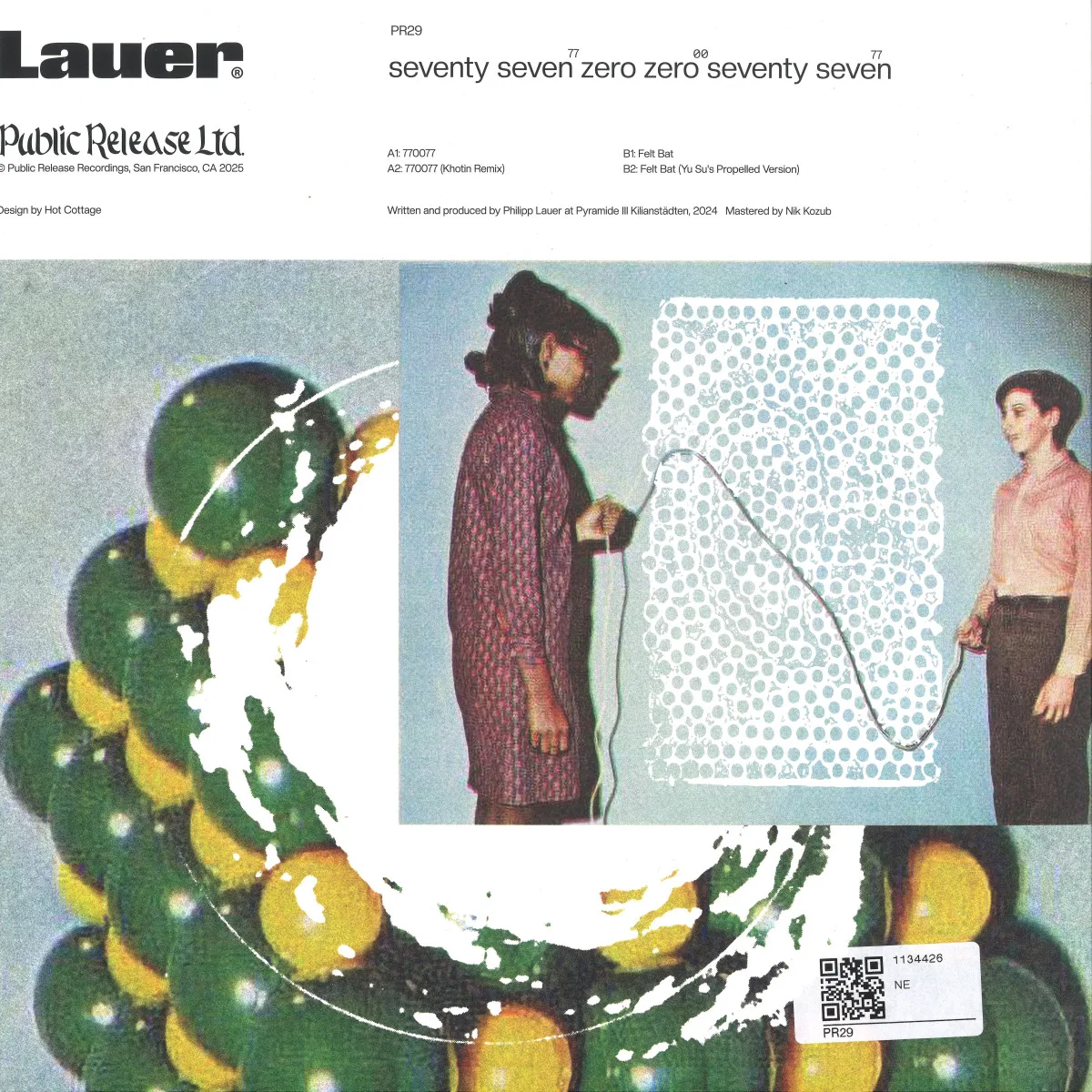 Обратная сторона обложки — Lauer — Seventy Seven Zero Zero Seventy Seven