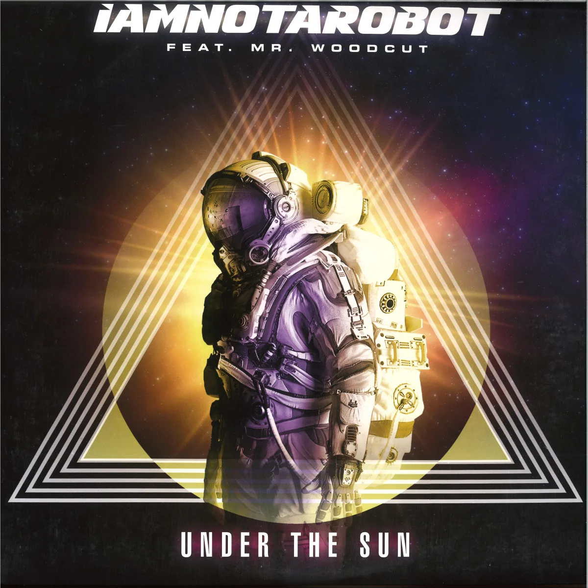 Обратная сторона обложки — Iamnotarobotfeat.Mr. Woodcut — Under The Sun