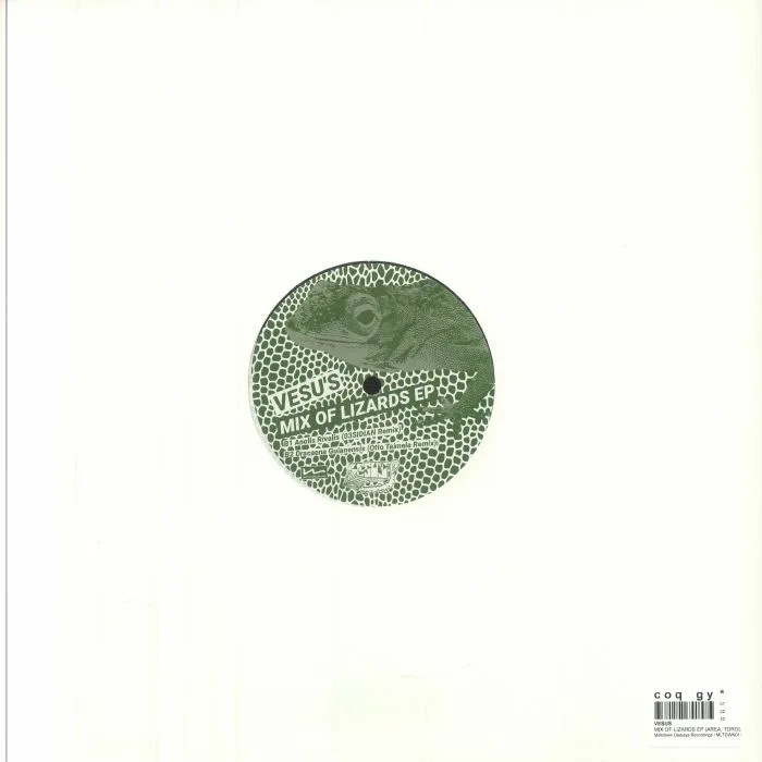 Обратная сторона обложки — VESUS — Mix Of Lizards EP