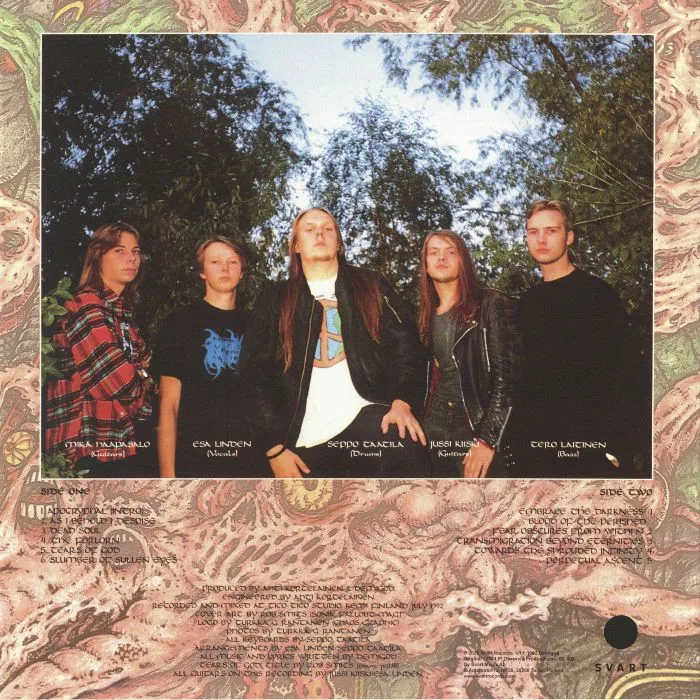 Обратная сторона обложки — DEMIGOD — Slumber Of Sullen Eyes (reissue)