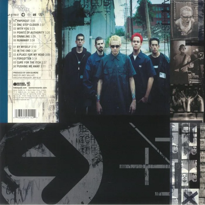 Back cover — LINKIN PARK — Hybrid Theory (reissue)
