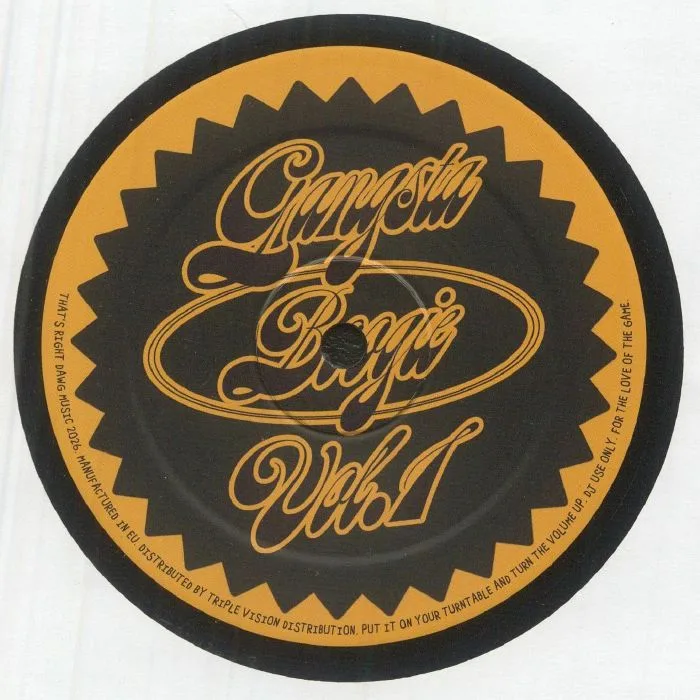Back cover — FEDERFUNK / TRINSEO / ANDREW MACARI / MAKSON / RORY NORTHALL / ATLOWS / BLACK&FORTH — Gangsta Boogie Vol 1