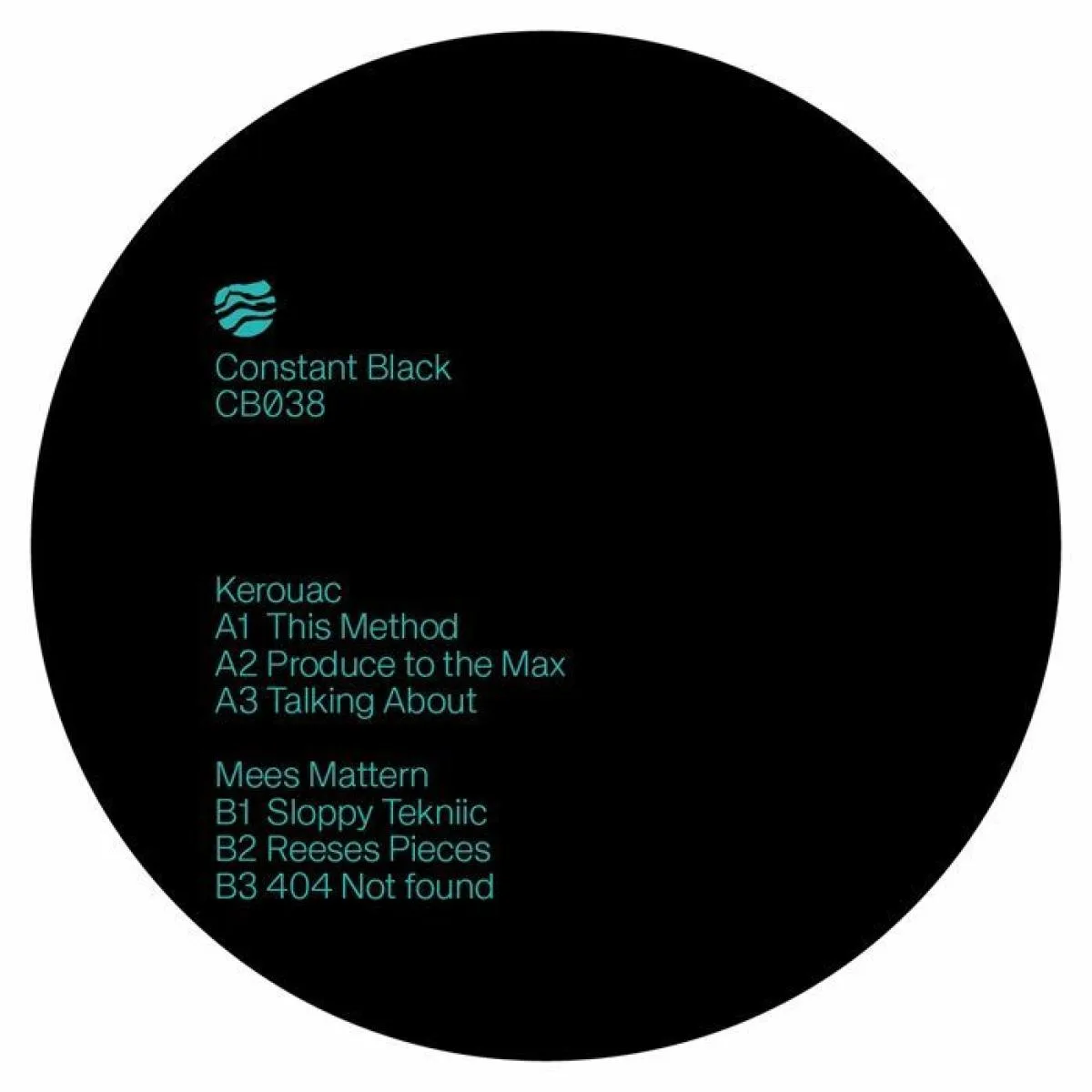 Kerouac / Mees Mattern — Constant Black 38