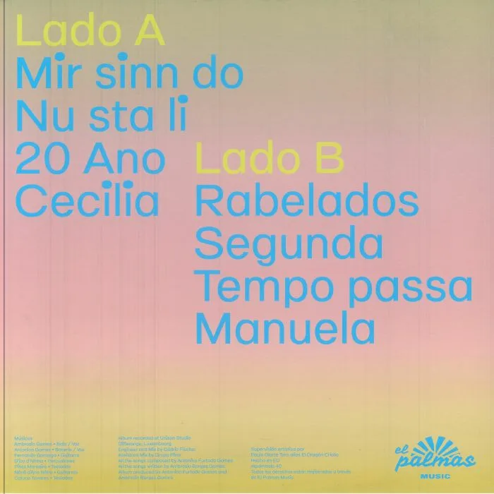 Back cover — GRUPO PILON — Nu Sta Li