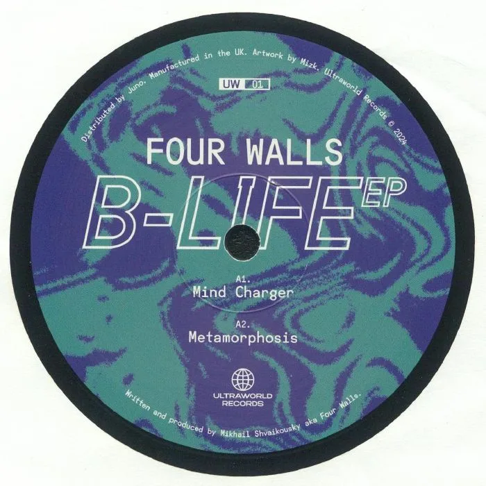 Лицевая сторона обложки — FOUR WALLS — B Life EP