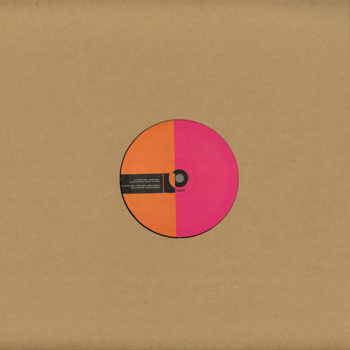 Back cover — Kevin Toro, Priku — Kenny Bell EP