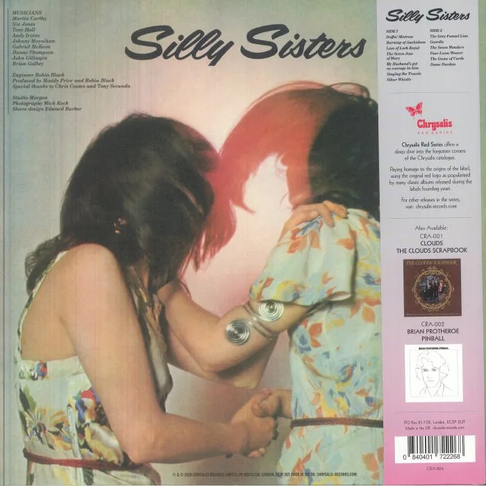 Обратная сторона обложки — Maddy PRIOR / JUNE TABOR — Silly Sisters (50th Anniversary Edition) (Record Store Day RSD 2026)