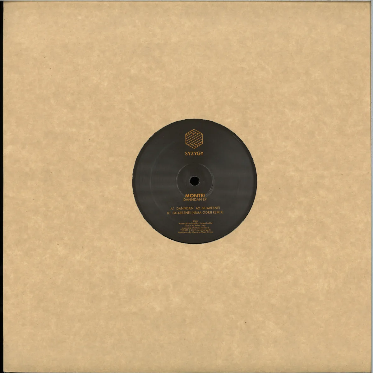 Back cover — Montei — DannDan EP