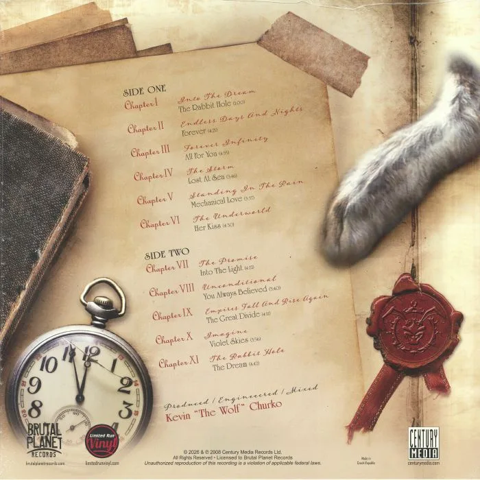 Back cover — IN THIS MOMENT — Dream (reissue)