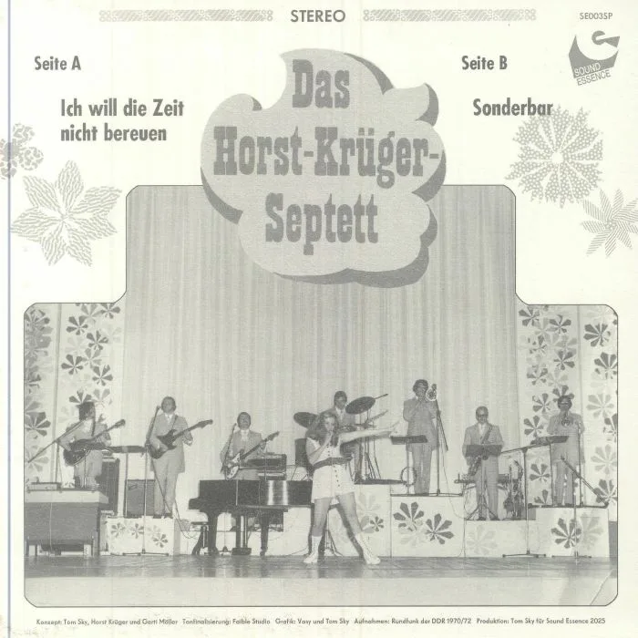 Back cover — DAS HORST KRUGER SEPTETT — Ich Will Die Zeit Nicht Bereuen