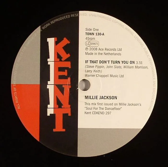 Лицевая сторона обложки — Millie JACKSON — If That Don't Turn You On