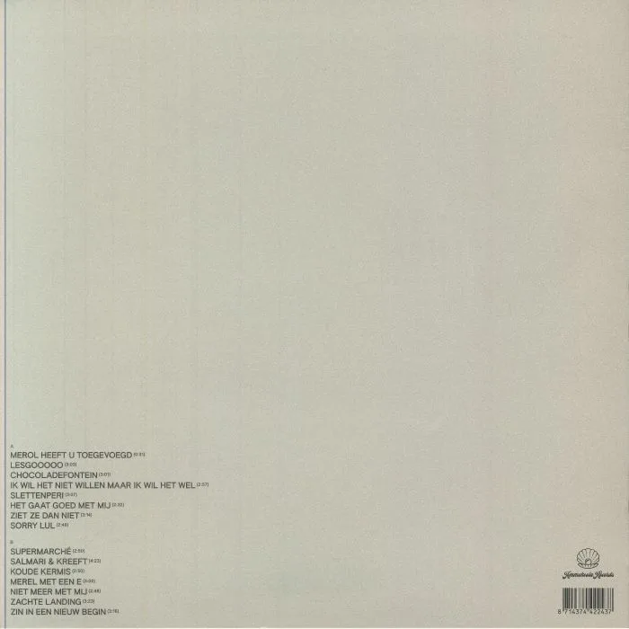 Back cover — MEROL — Naar De Haaien & Weer Terug