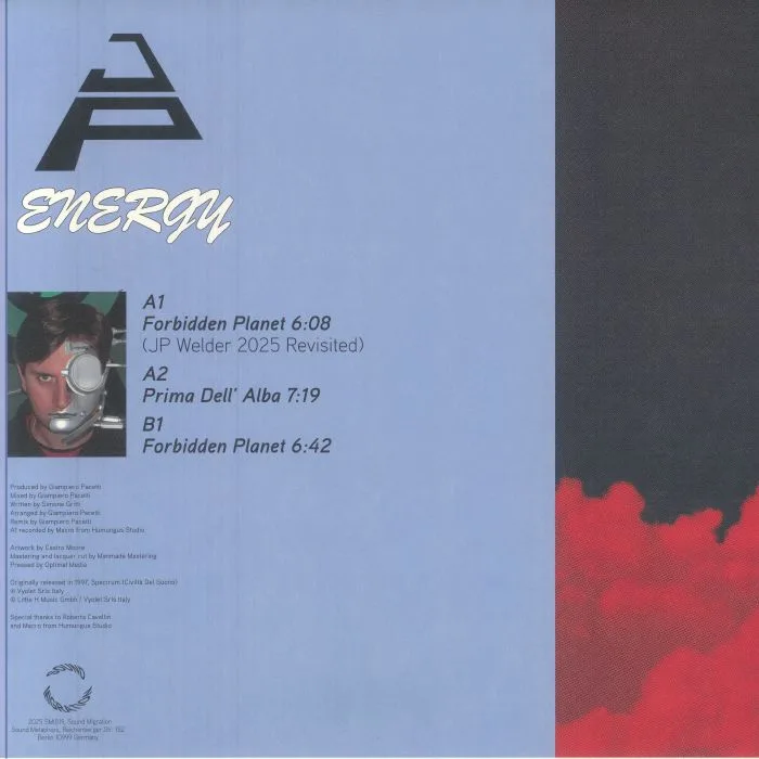Back cover — JP ENERGY — Prima Dell' Alba
