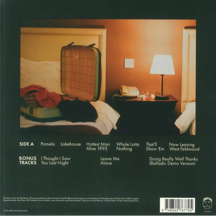 Back cover — Ellie BLEACH — Now Leaving West Feldwood