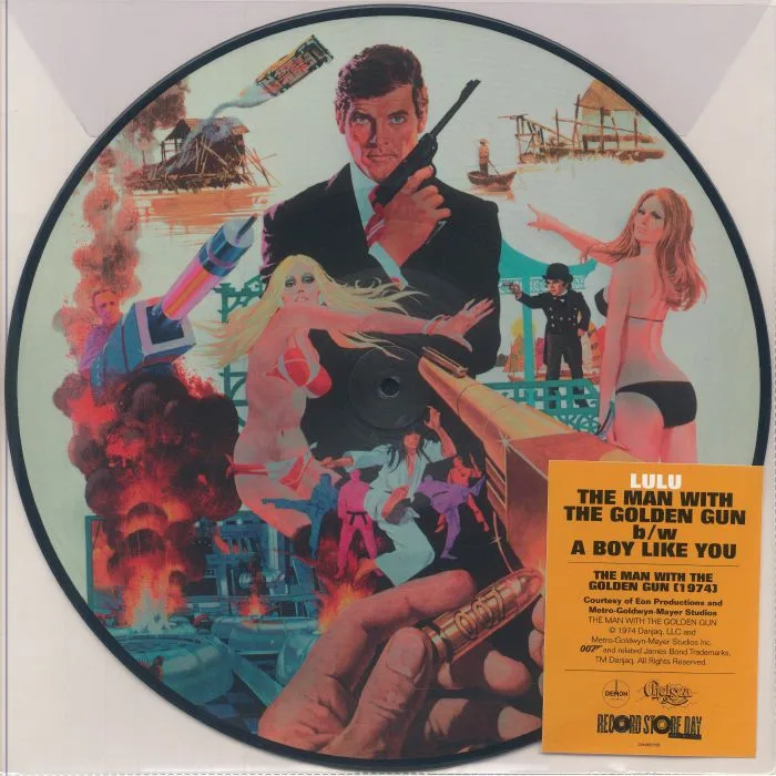 Лицевая сторона обложки — LULU — James Bond: The Man With The Golden Gun (Record Store Day RSD 2024)