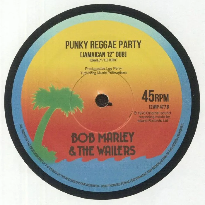 Back cover — Bob MARLEY & THE WAILERS — Punky Reggae Party