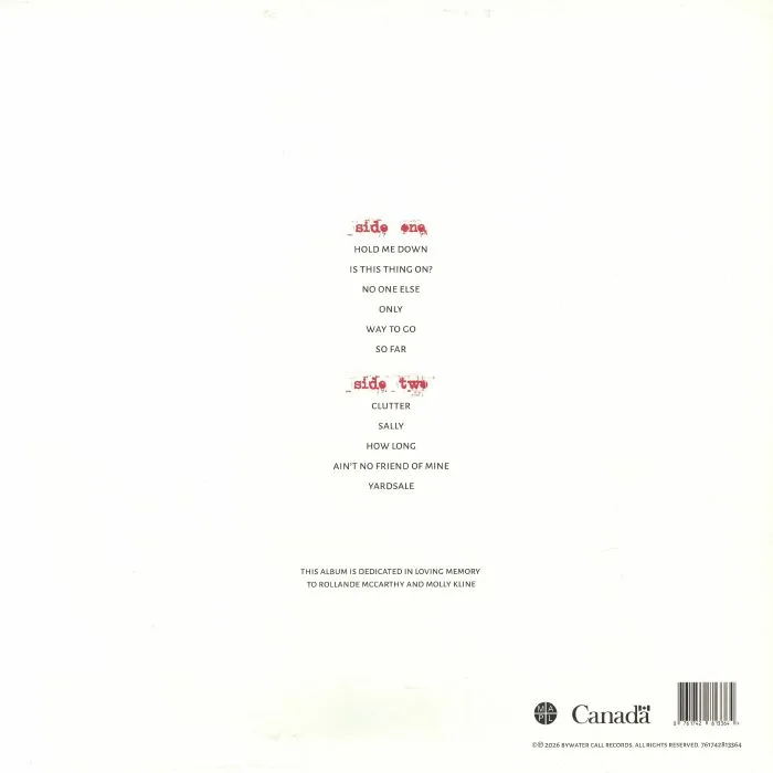 Back cover — BYWATER CALL — Broken Souvenirs