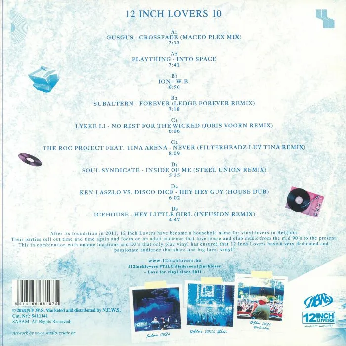 Back cover — VARIOUS — 12 Inch Lovers 10