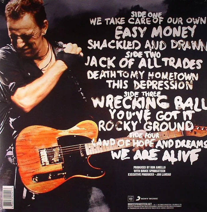 Back cover — Bruce SPRINGSTEEN — Wrecking Ball
