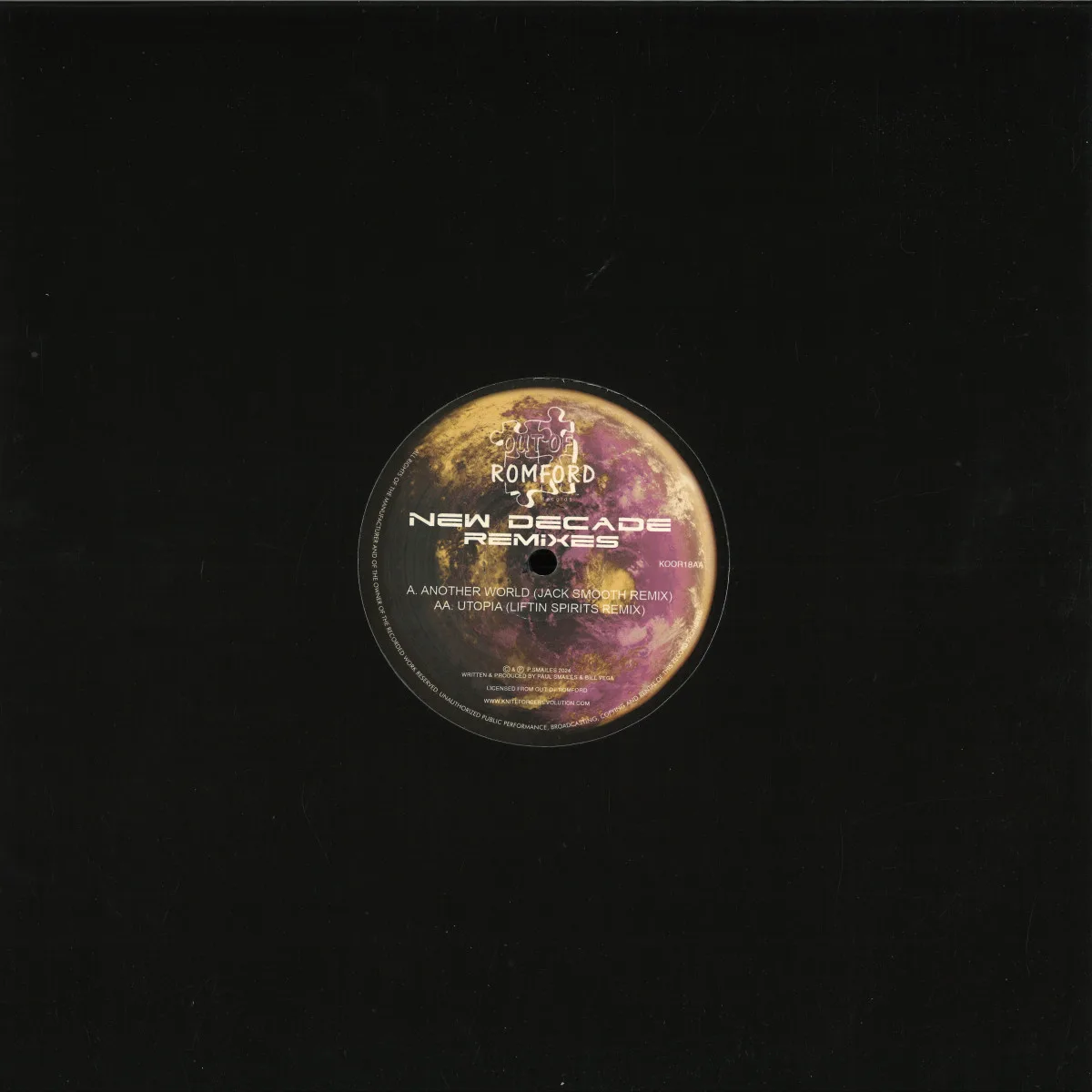 Back cover — New Decade — New Decade Remixes