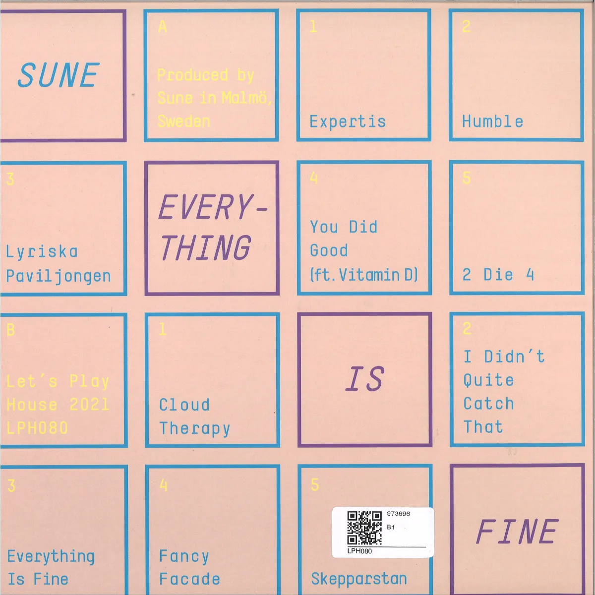Back cover — Sune — Everything Is Fine