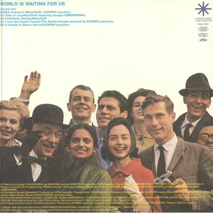 Back cover — MANSFIELD / THE GENTLE PEOPLE / KONISHI YASUHARU — World Is Waiting For Us Vol 1