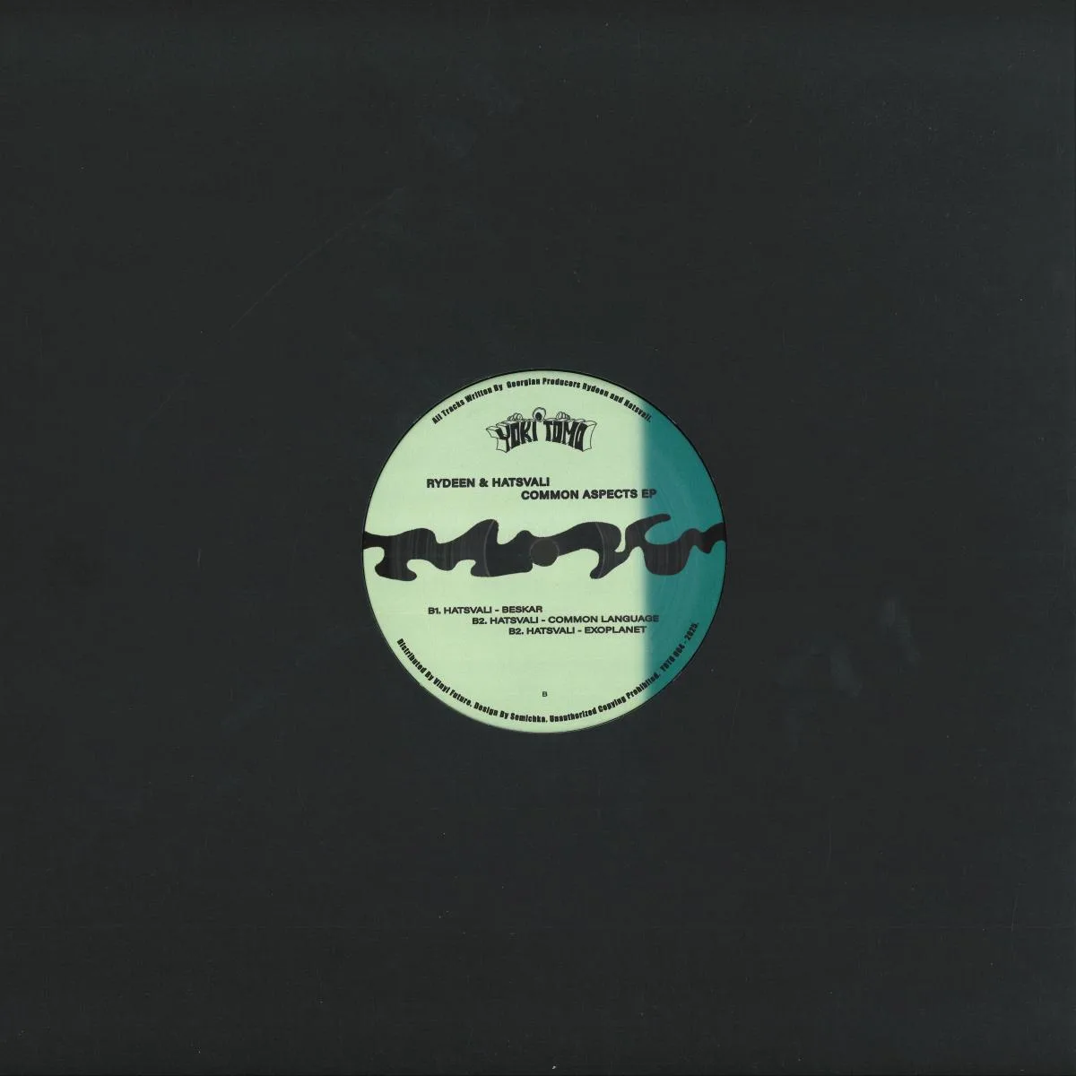 Back cover — Rydeen & Hatsvali — Common Aspects EP