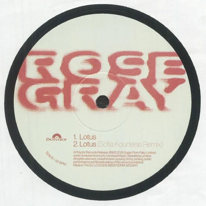 Обратная сторона обложки — Rose GRAY — April (Record Store Day RSD 2026)
