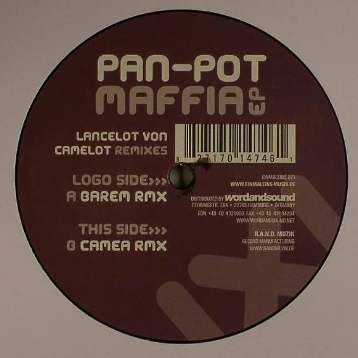 Back cover — PAN POT — Maffia EP (remixes)