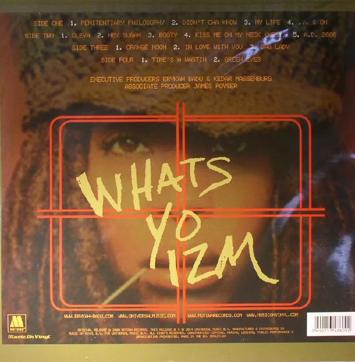 Back cover — Erykah BADU — Mama's Gun