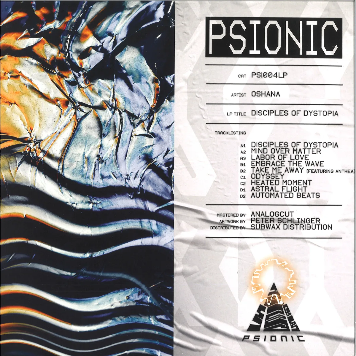 Oshana — Disciples of Dystopia LP 2x12"