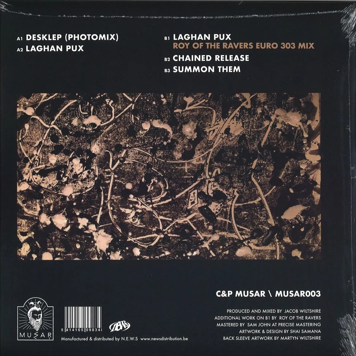 Back cover — J.wiltshire — Laghan Pux Ep