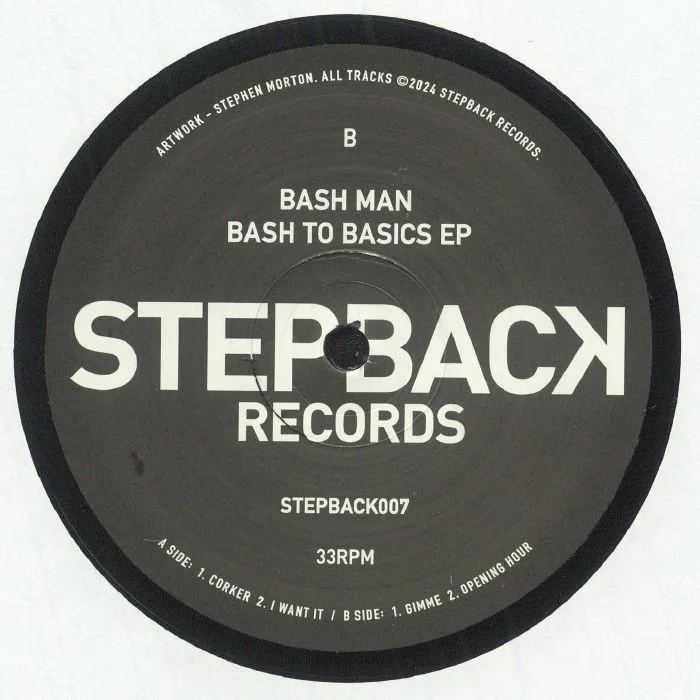 Обратная сторона обложки — BASH MAN — Bash To Basics EP