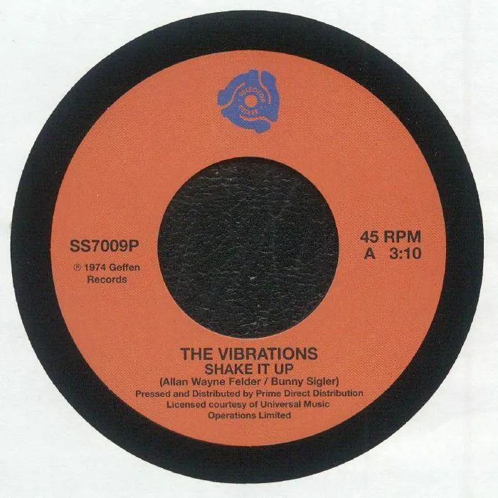 Лицевая сторона обложки — The VIBRATIONS — Shake It Up