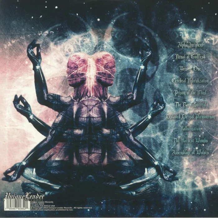 Back cover — FALLUJAH — The Harvest Wombs (10th Anniversary Edition) (Record Store Day RSD 2021)