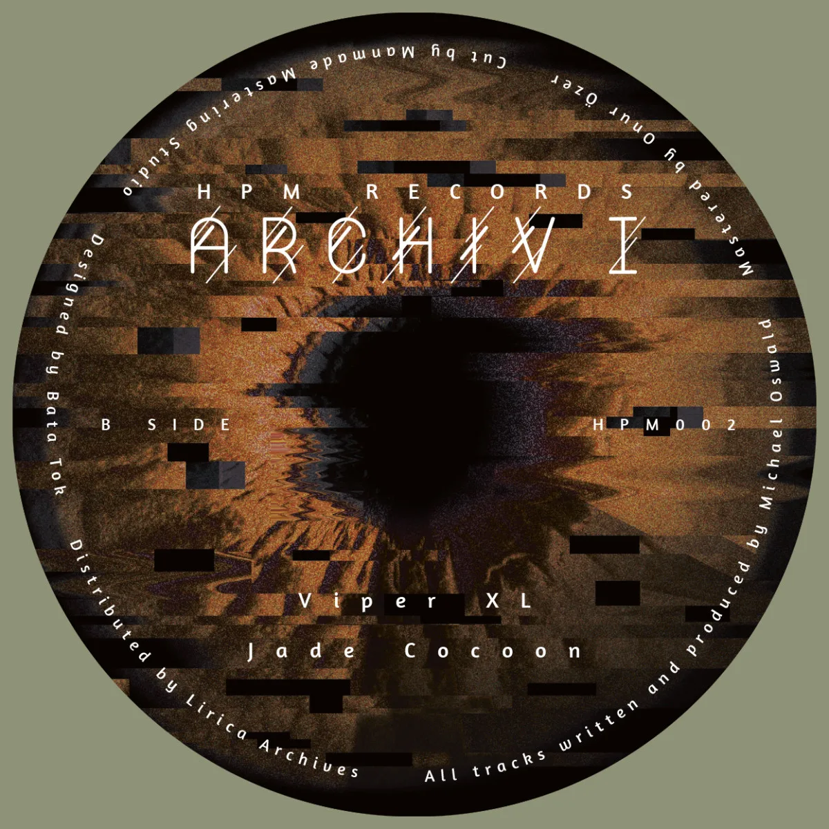 Back cover — Michael Oswald — Archiv I 2x12’’