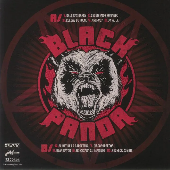 Обратная сторона обложки — BLACK PANDA — Tanque De 98 Octanos