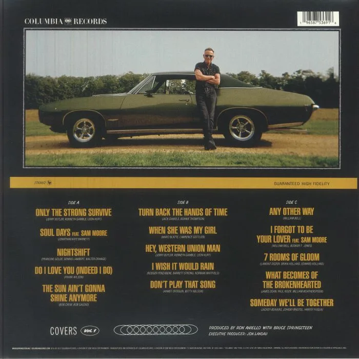 Обратная сторона обложки — Bruce SPRINGSTEEN — Only The Strong Survive
