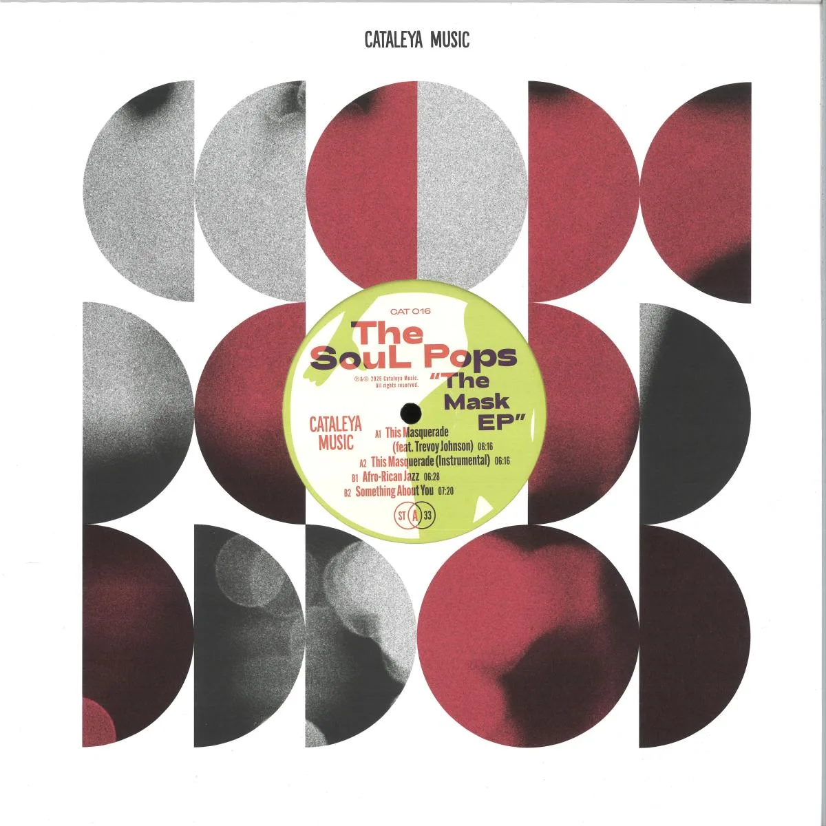 Front cover — The Soul Pops — The Mask EP