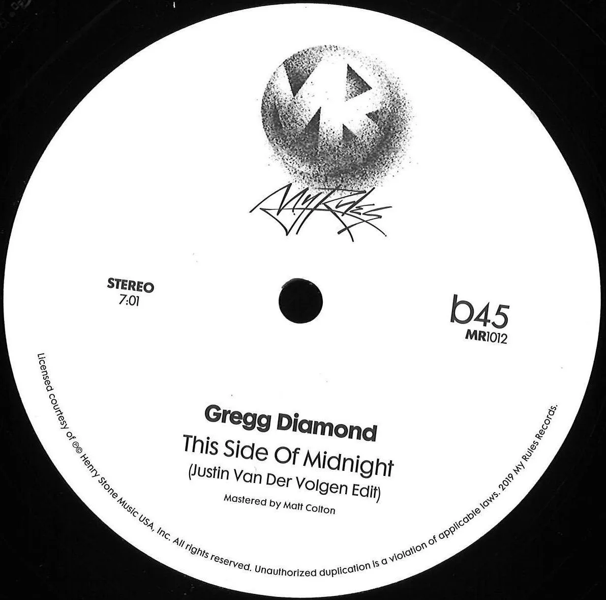 Peggi Blu/Gregg Diamond — I WANT IT ALL NOW / THIS SIDE OF MIDNIGHT (JUSTIN VAN DER VOLGEN EDITS)